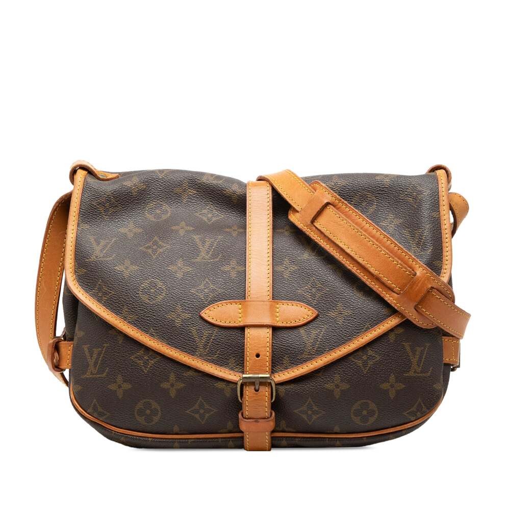 Louis Vuitton Saumur Handbag Canvas 30 #260351L10B